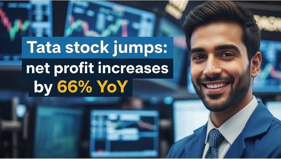 Tata Stock Jump With 66 Percente Net Profit Increased