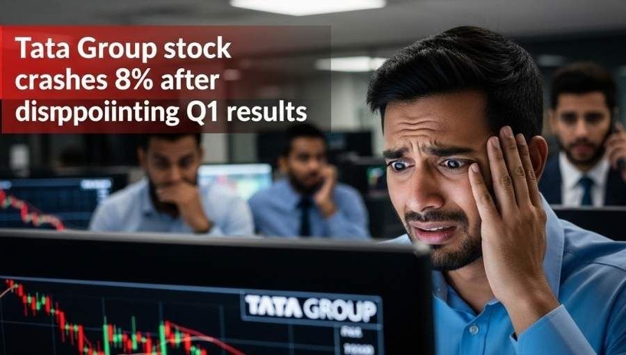 Tata Stock Crash 8 Percente Bad Q1 Result