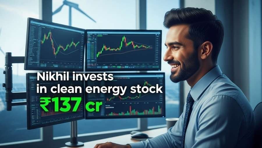 Nikhil Kamath Invested 137Cr In Clean Energy Stock